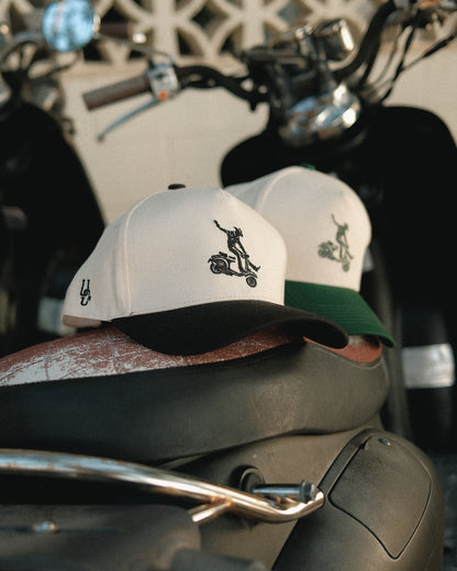 The Drifter Black Brim Snapback | Minimalist Western Hat