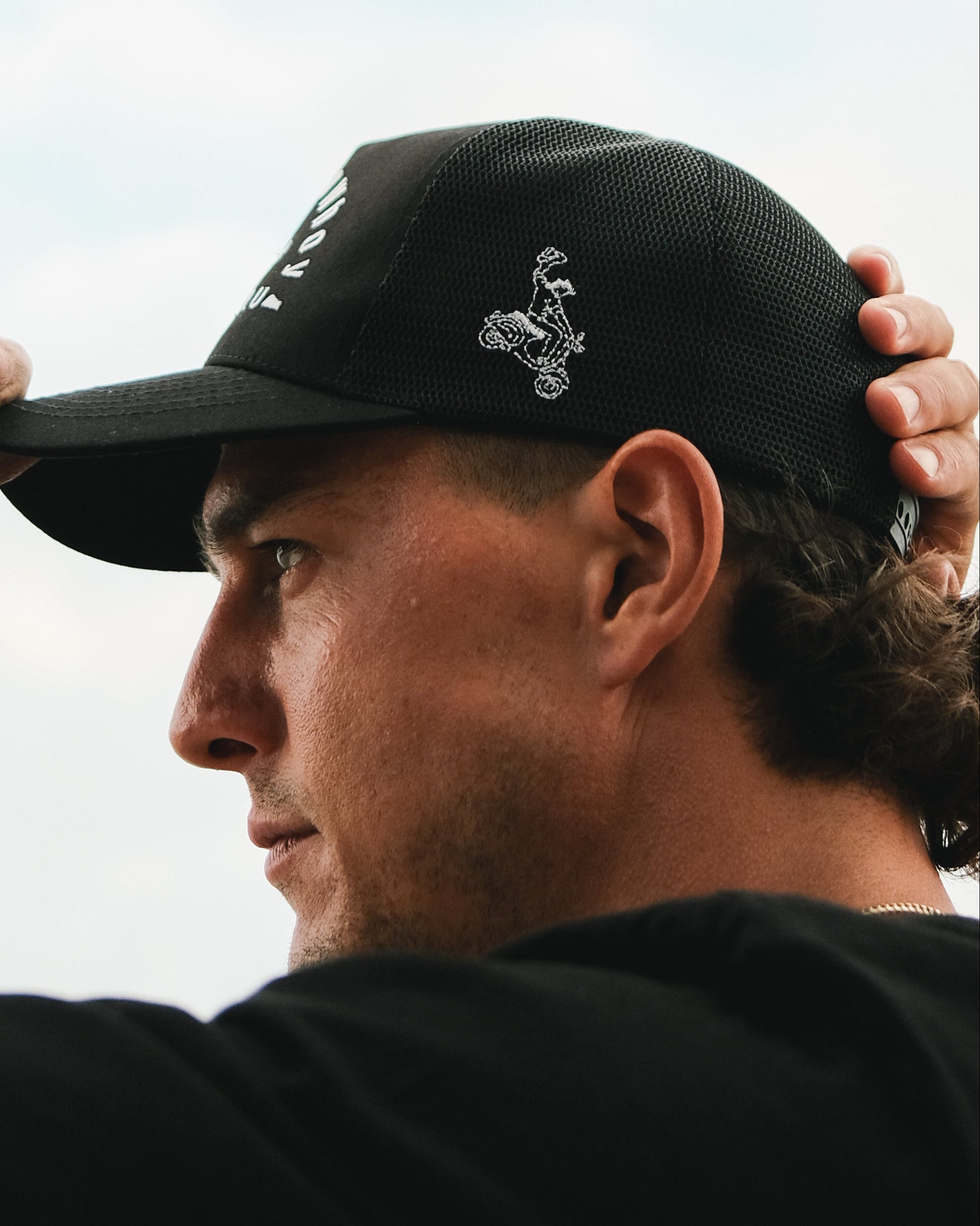 The Outlaw Black Mesh Snapback | Western Style Hat