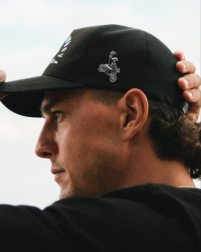 The Outlaw Black Mesh Snapback | Western Style Hat