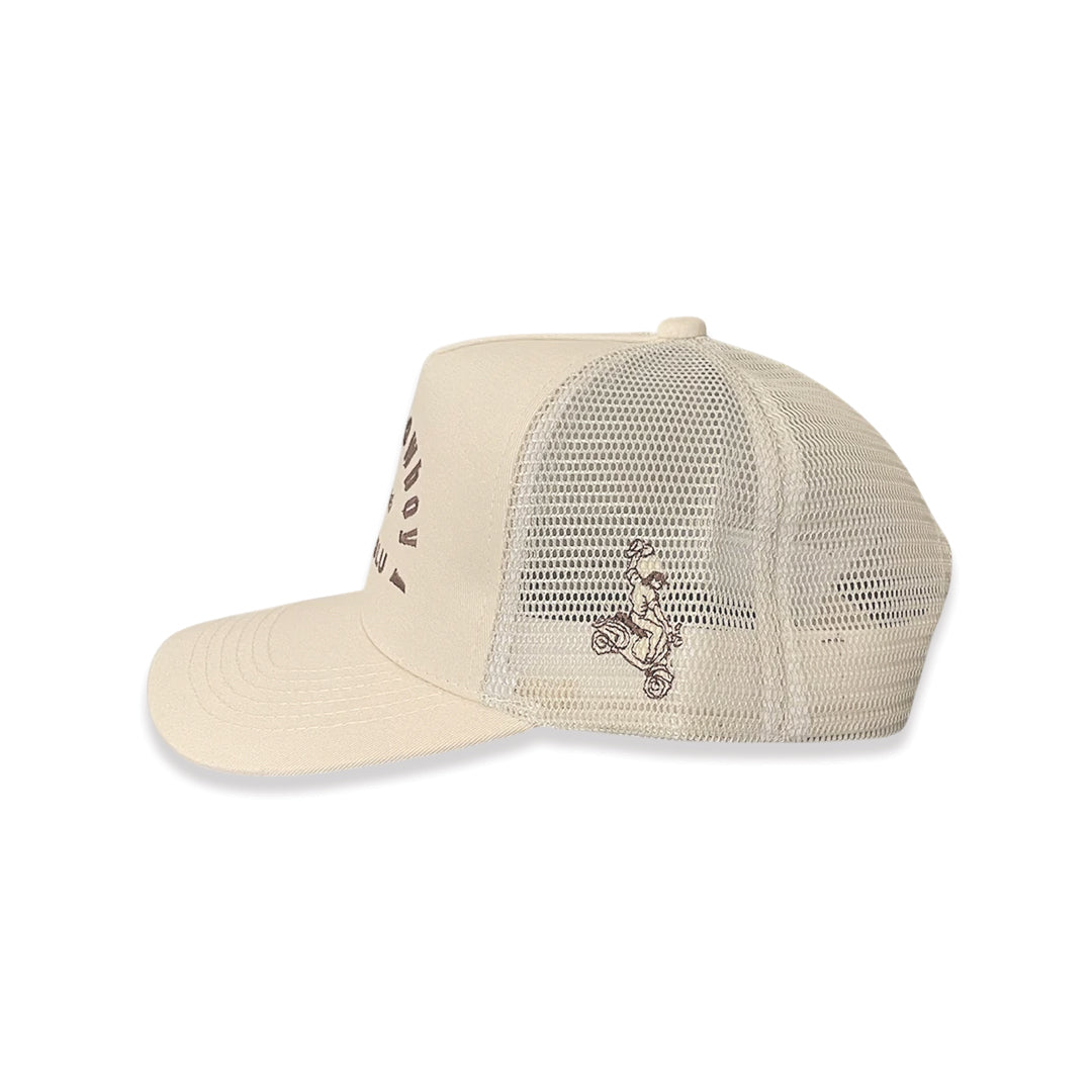 The Paniolo — Beige Mesh Snapback