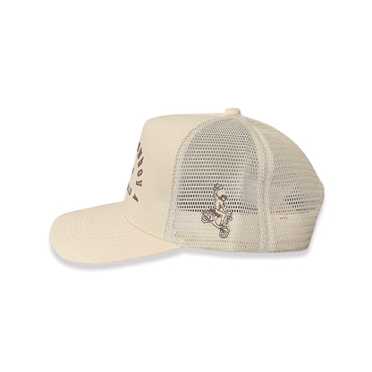 The Paniolo — Beige Mesh Snapback