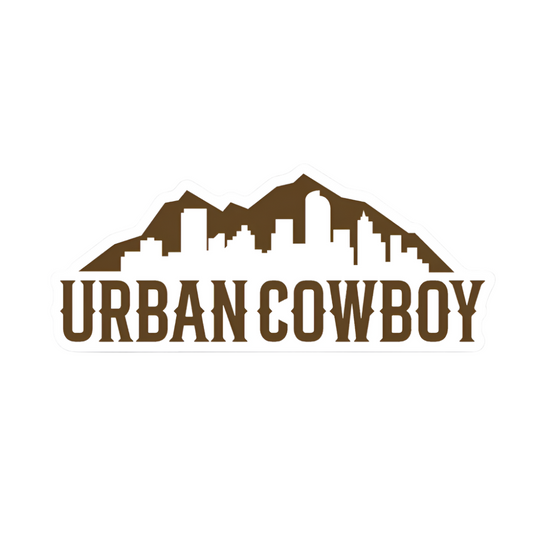 Urban Cowboy Skyline Sticker